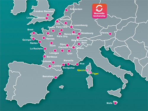 Carte des Aéroports